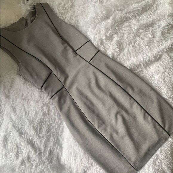 H&M GRAY SHEATH DRESS - Picture 2 of 10
